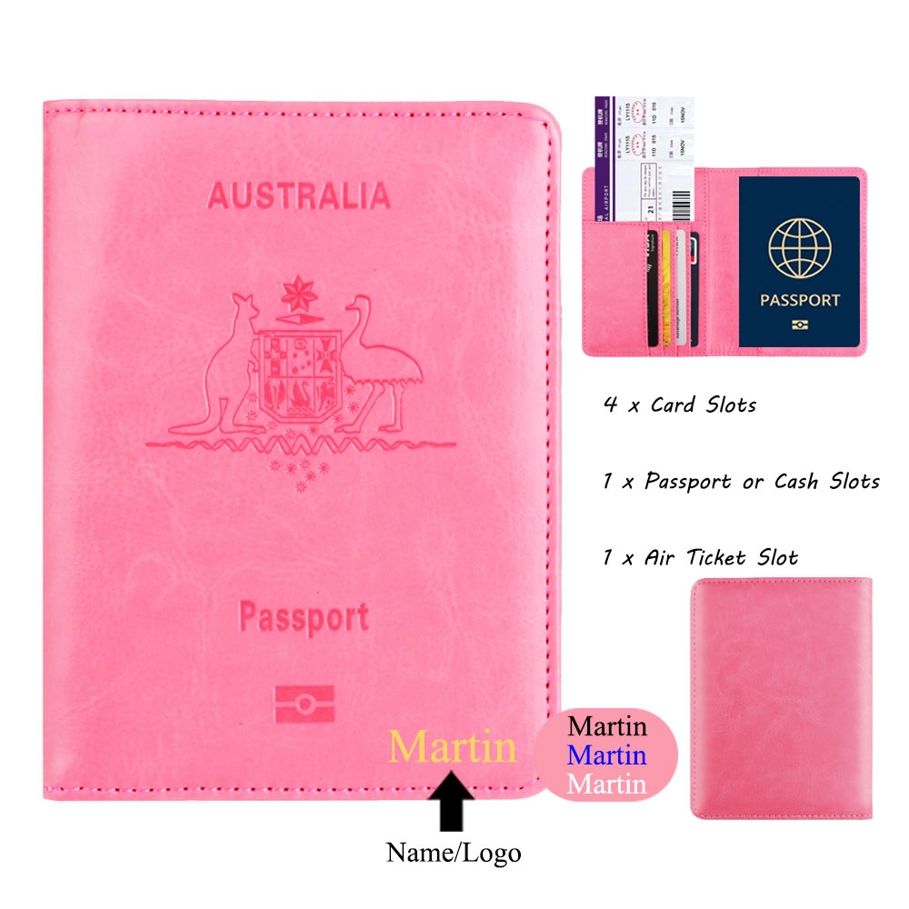 Travel Accessories Wallet - Funda de cuero PU con bloqueo