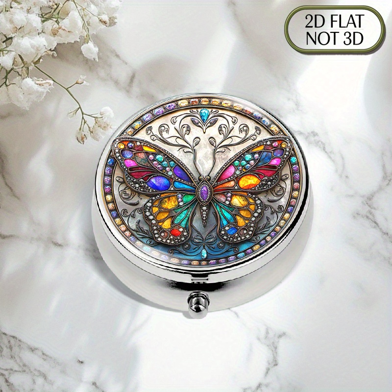Travel Accessories As Gifts - 1 caja de pastillas redonda, plana