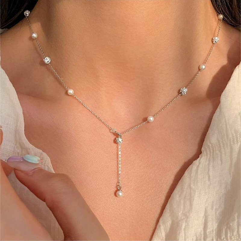 Travel Accessories As Gifts - Collar de cadena de clavícula con