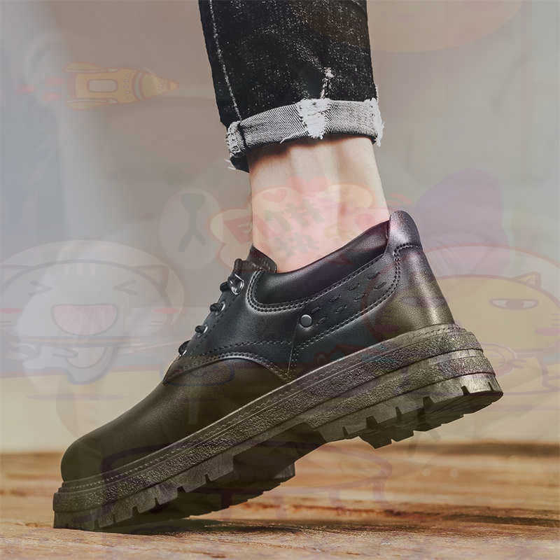Travel Accessories Ideas - Zapatillas deportivas de cuero Natural oscuro