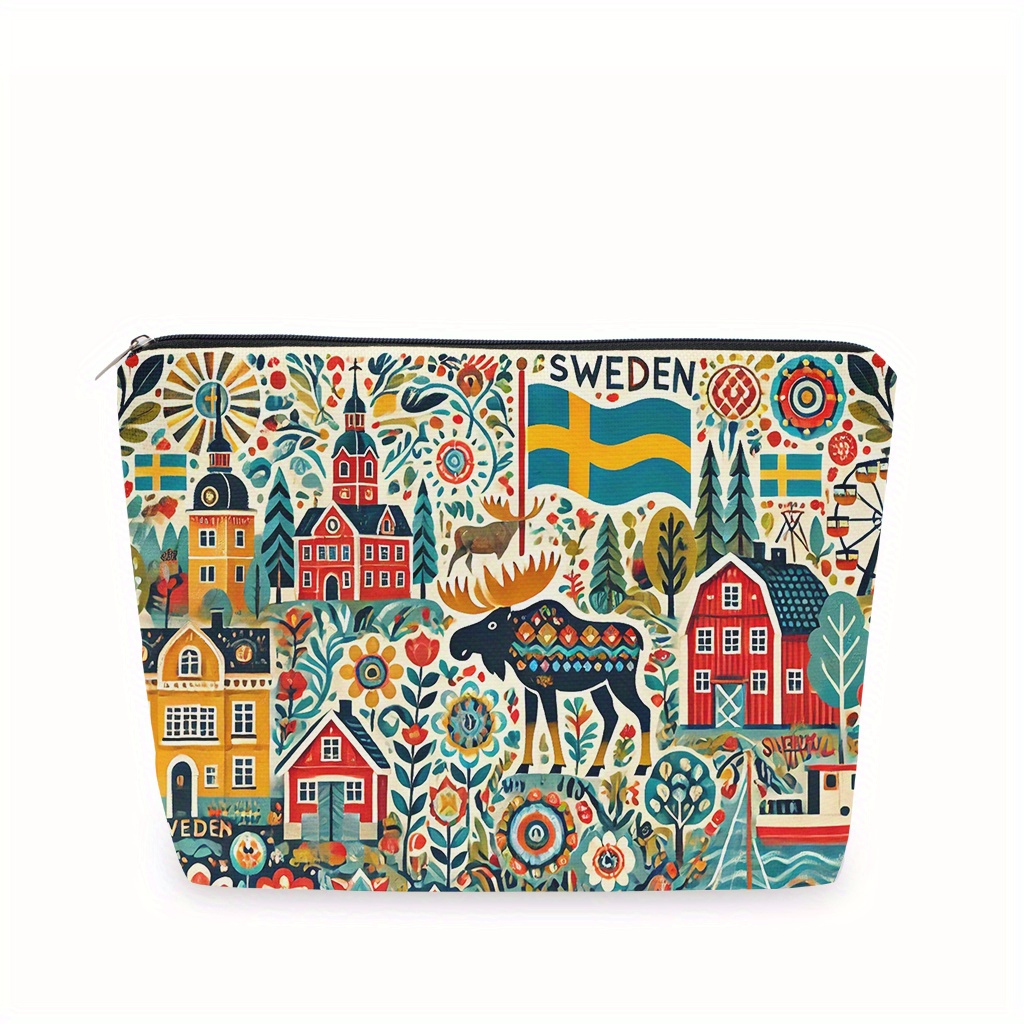 Travel Accessories Jewelry - Una bolsa de maquillaje con temática