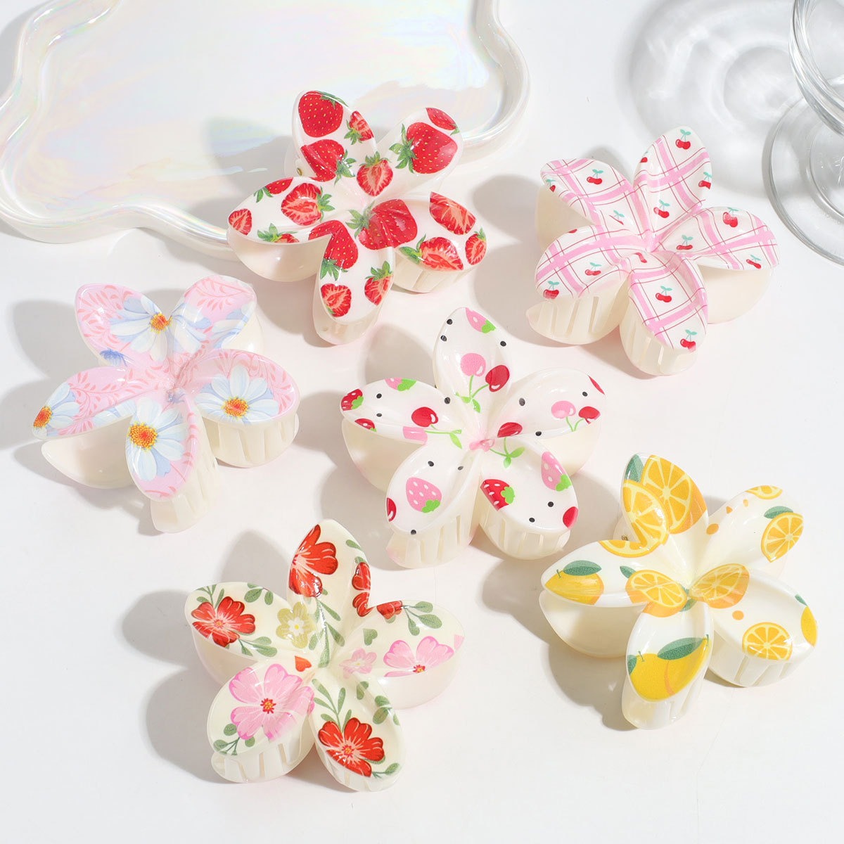 Travel Accessories Aesthetic - 3 uds lindo moda fruta colorida