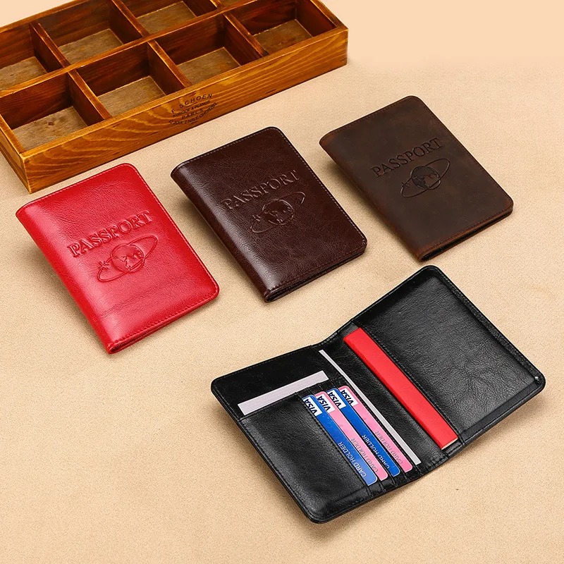 Funda de pasaporte de cuero ge - Travel Accessories Wallet reseña y precio