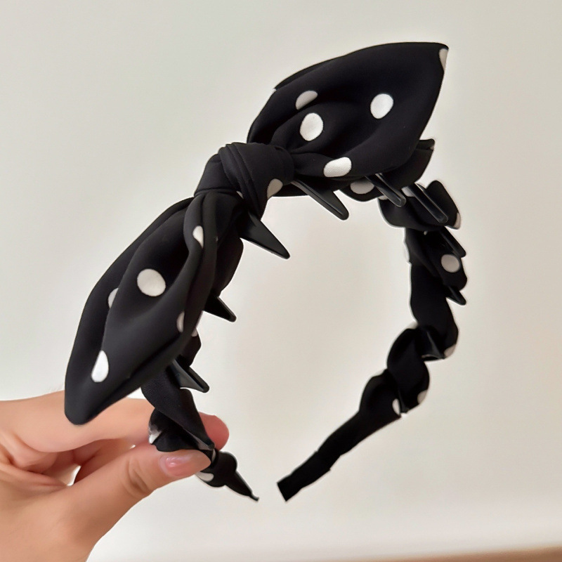 Diadema con lazo de lunares pa - Travel Accessories Aesthetic reseña y precio