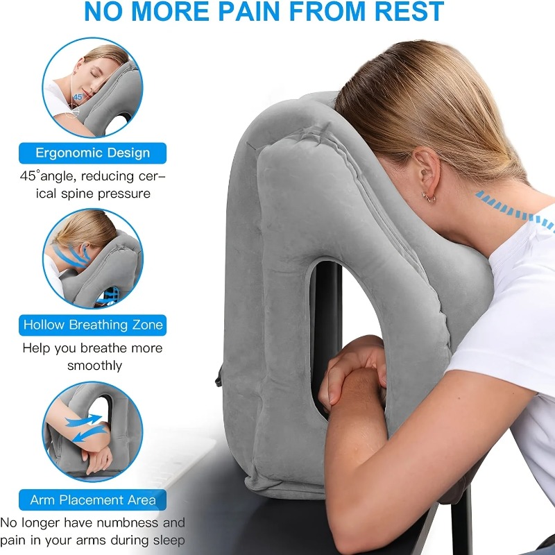 Almohadas de Viaje Inflables c - Travel Accessories Long Flight reseña y precio