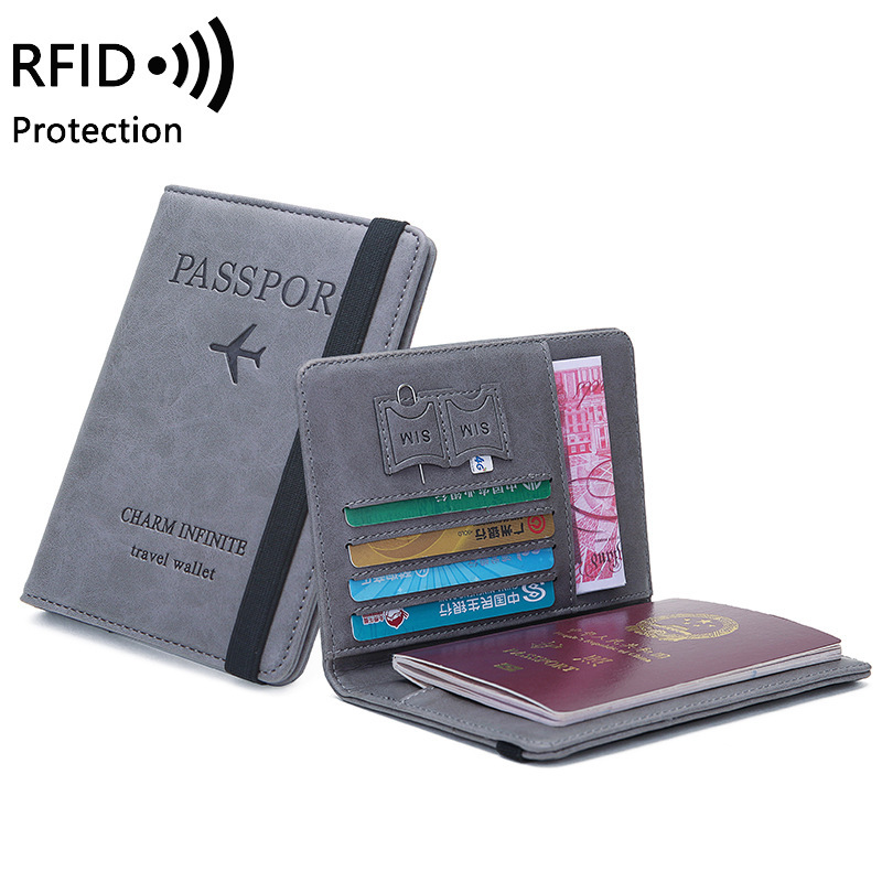 Porta pasaporte unisex de cuer - Travel Accessories Wallet reseña y precio