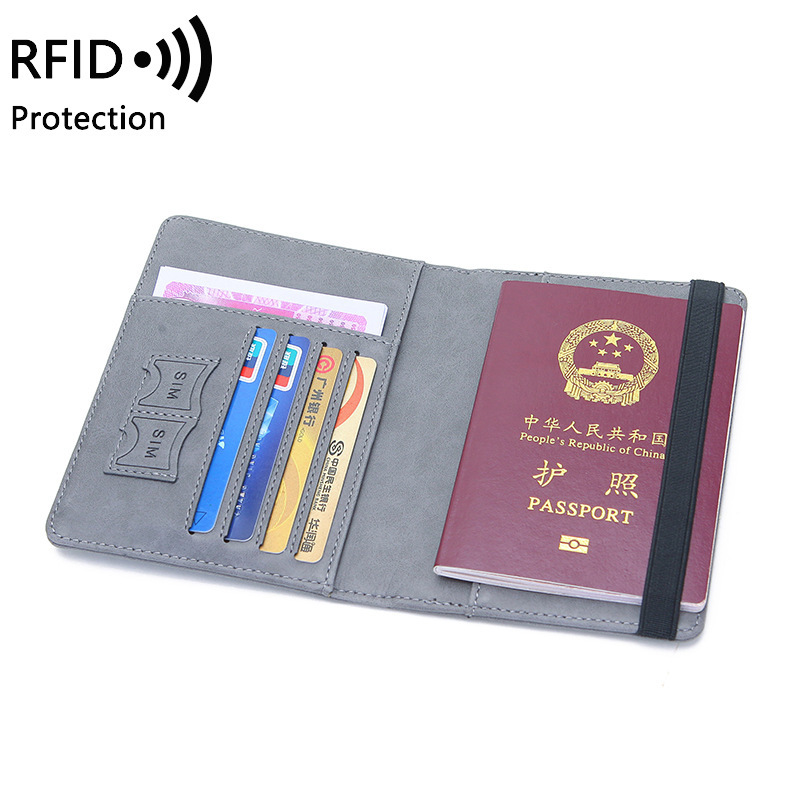Porta pasaporte unisex de cuer - Travel Accessories Wallet reseña y precio