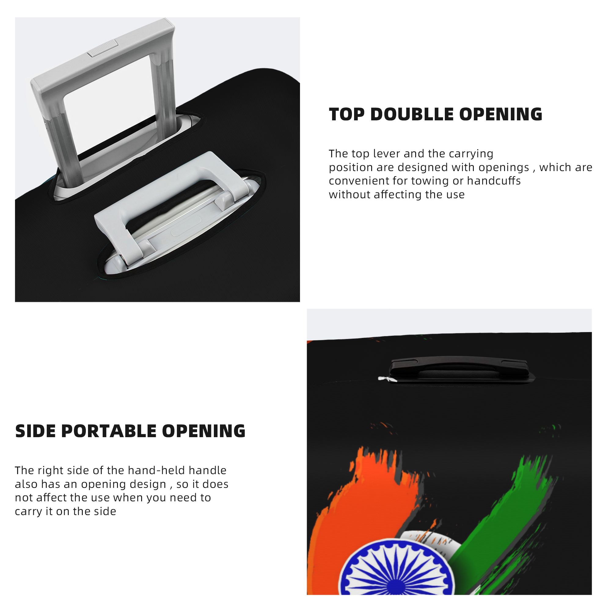 Funda para maleta con bandera  - Travel Accessories India reseña y precio