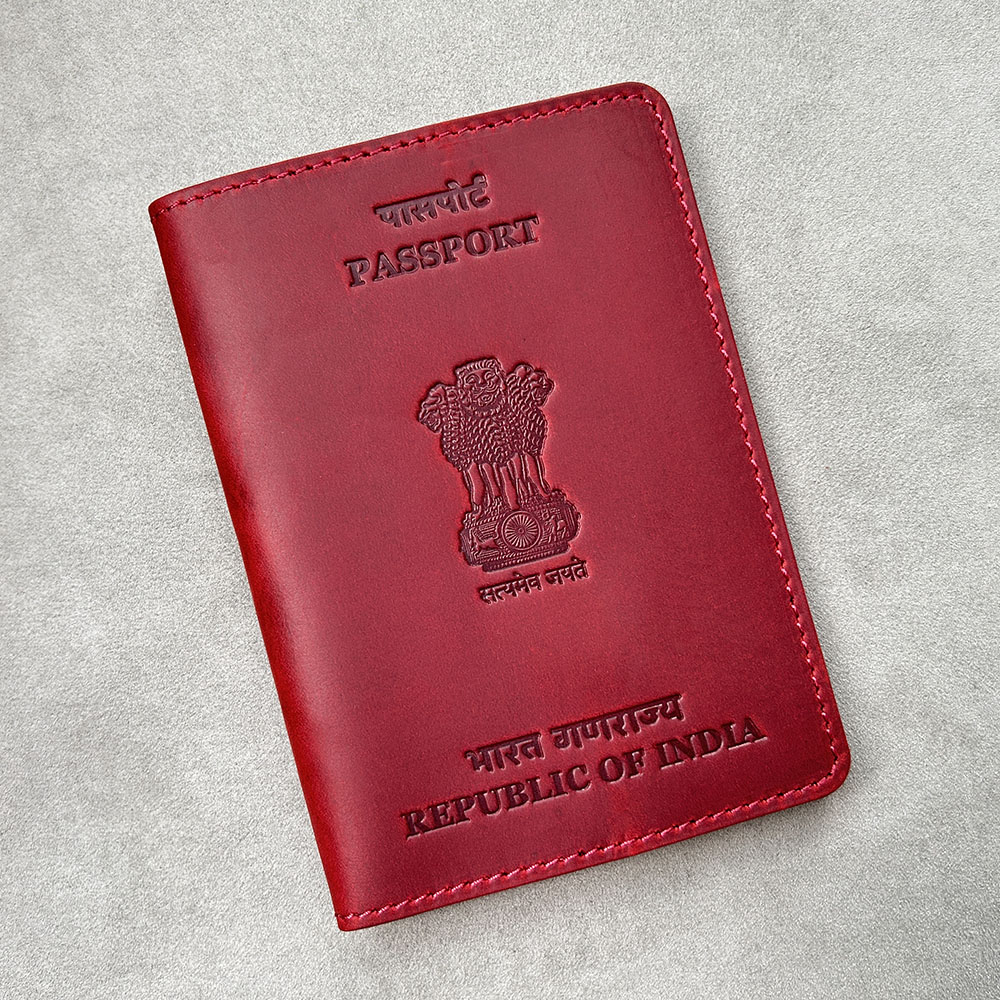 Funda de pasaporte personaliza - Travel Accessories India reseña y precio