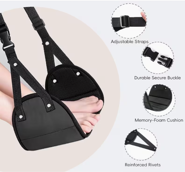 Reposapiés ajustable con hamac - Travel Accessories Long Flight reseña y precio