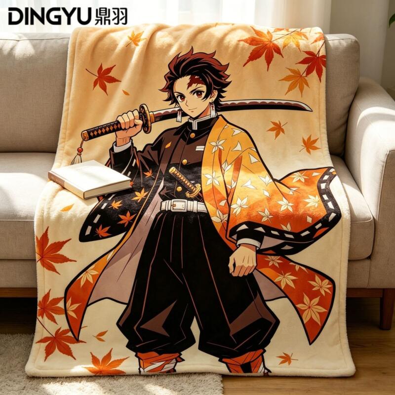 Manta de Franela Anime Demon S - Travel Accessories As Gifts reseña y precio