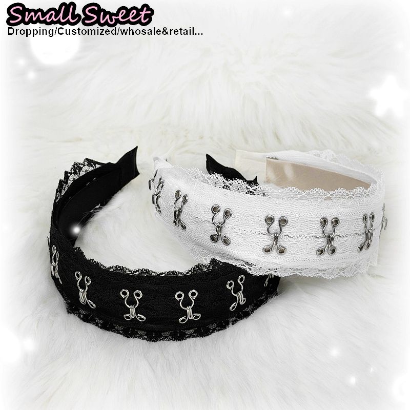 Diademas de Encaje Blanco y Ne - Travel Accessories Aesthetic reseña y precio