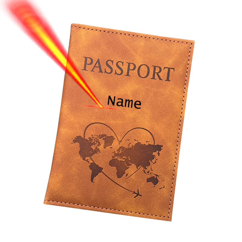 Porta pasaporte con nombre per - Travel Accessories Wallet reseña y precio