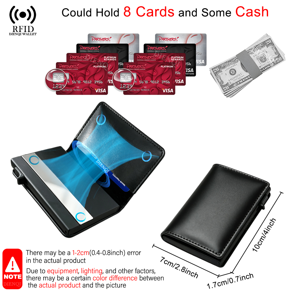 Cartera de lujo para hombre co - Travel Accessories Wallet reseña y precio
