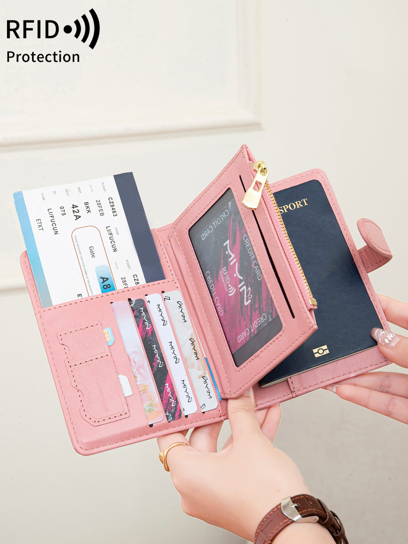 Bolsa para Pasaporte Multifunc - Travel Accessories Wallet reseña y precio